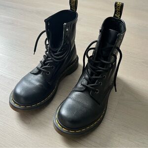 Dr. Martens Black Combat Boots Women’s Size 7